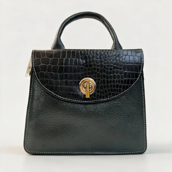Black_Textured_Structured_Handbag_for_Women