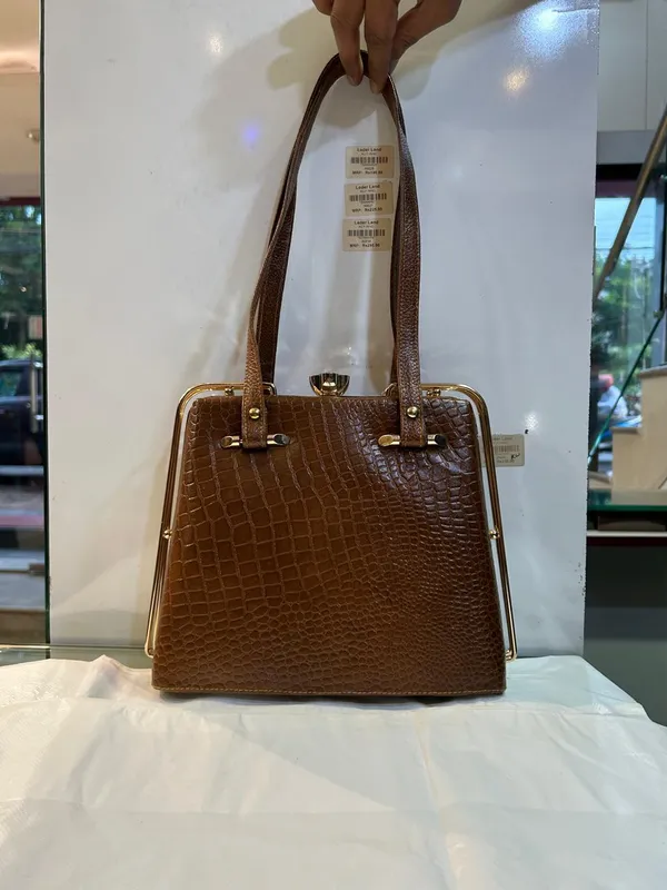 Brown_Embossed_Structured_Handbag_for_Women