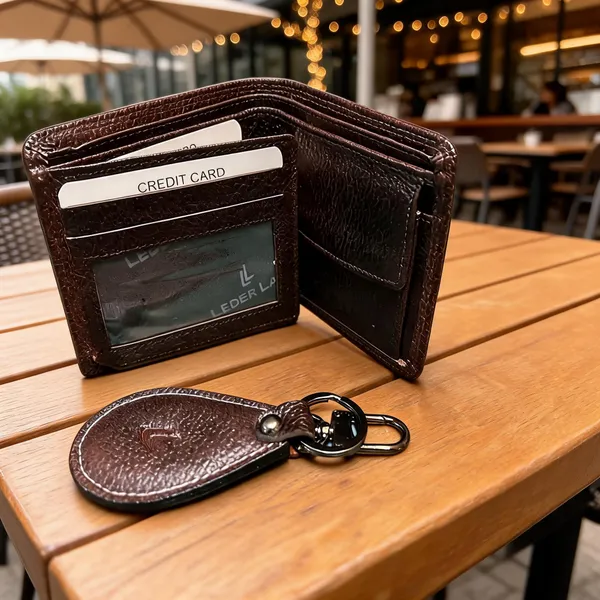 Brown_Leather_Wallet_&_Keychain_Set_For_Men