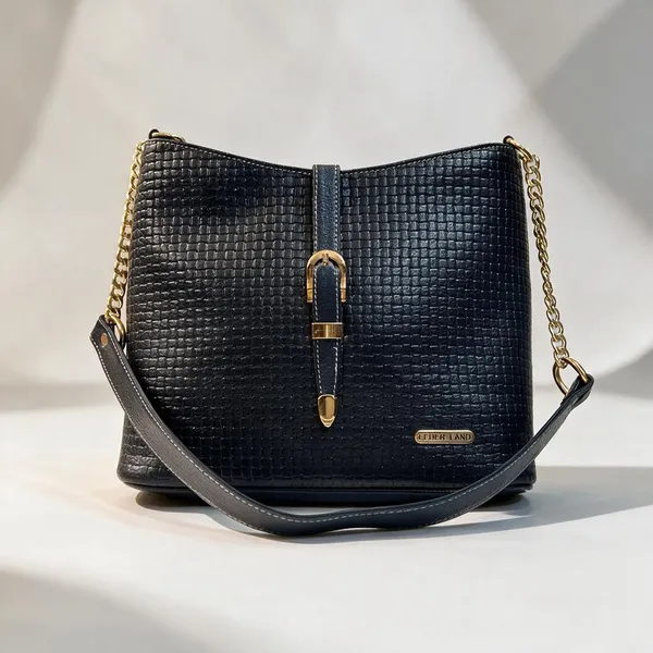 Black_Textured_Shoulder_Bag_for_Women