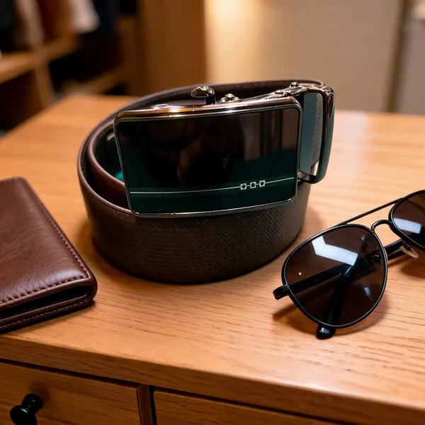 Black_Textured_Leather_Automatic_Buckle_Belt_For_Men