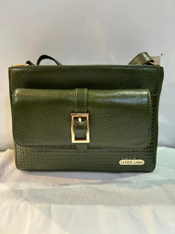 Green_Leather_Look_Structured_Shoulder_Bag_for_Women