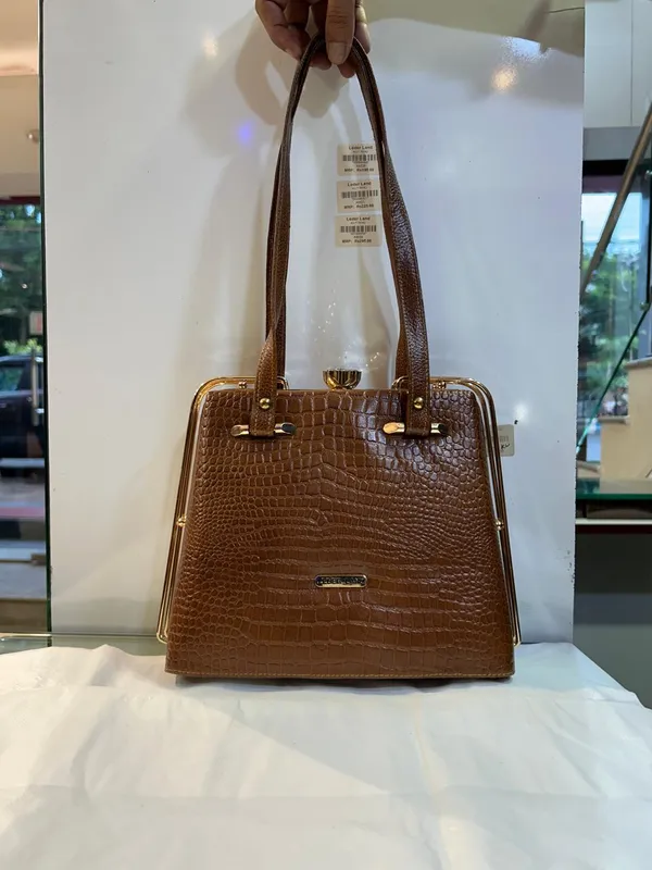 Brown_Embossed_Structured_Handbag_for_Women