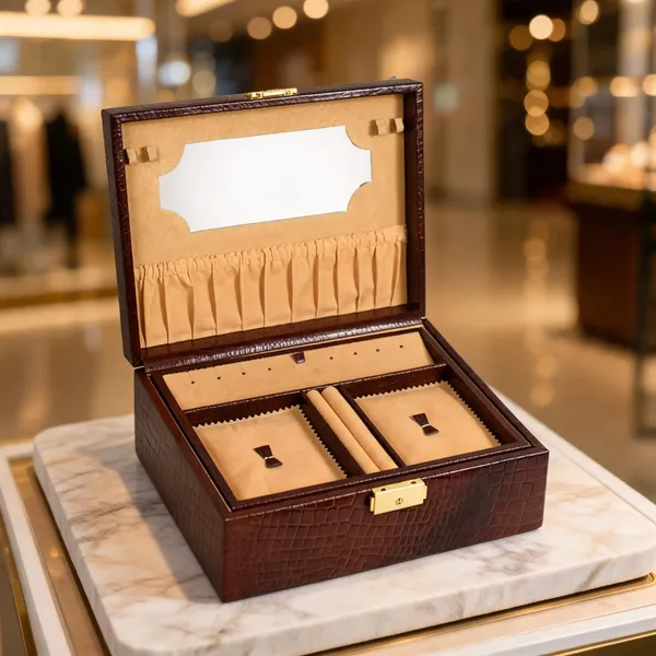 Leather-Look_Crocodile_Pattern_Watch_&_Jewellery_Organizer_Box
