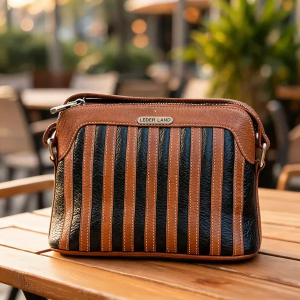 Brown_Textured_Leather_Crossbody_Sling_Bag_For_Women