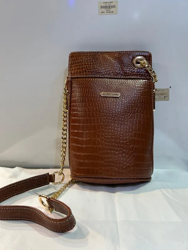 Brown_Crocodile_Textured_Sling_Bag_for_Women