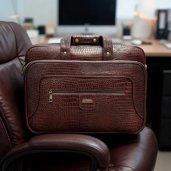 Brown_Leather_Textured_Structured_Briefcase_For_Men