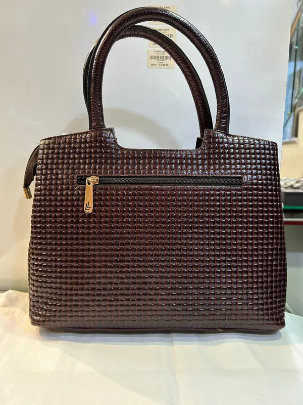 Brown_Textured_Tote_Handbag_for_Women
