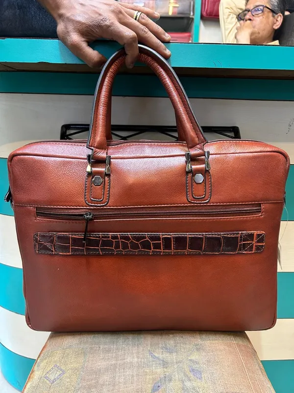 Brown_Leather_Look_Structured_Briefcase_for_Men