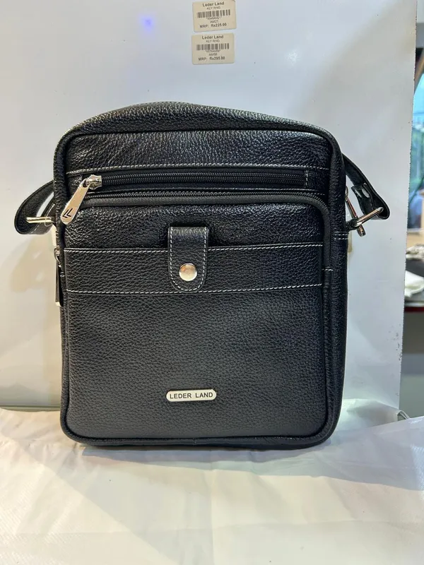 Black_Textured_Leather_Crossbody_Sling_Bag_For_Men