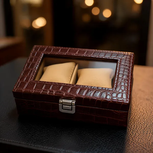 Brown_Leather_Crocodile_Pattern_Watch_Storage_Box