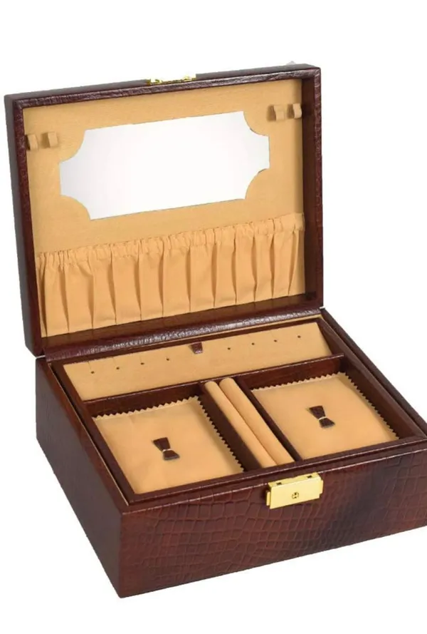 Leather-Look_Crocodile_Pattern_Watch_&_Jewellery_Organizer_Box