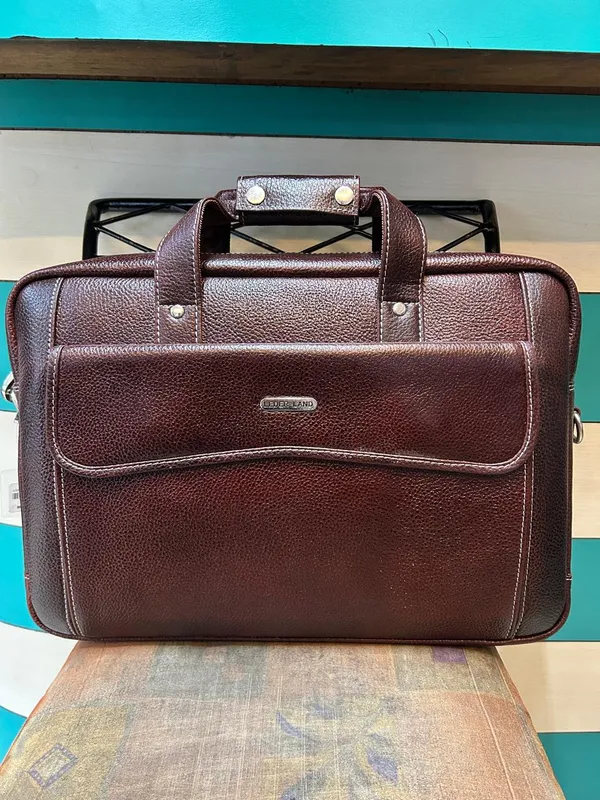 Brown_Leather_Textured_Briefcase_For_Men
