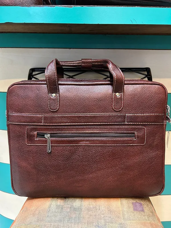 Brown_Leather_Textured_Briefcase_For_Men