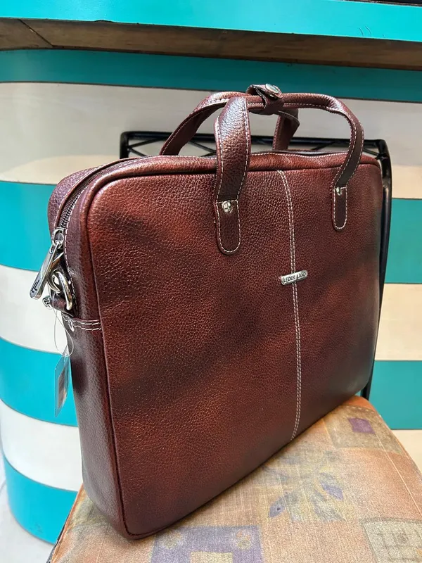 Brown_Leather_Textured_Briefcase_For_Men