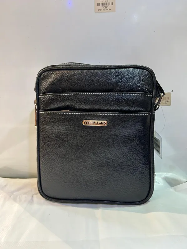 Black_Textured_Leather_Crossbody_Sling_Bag_For_Men