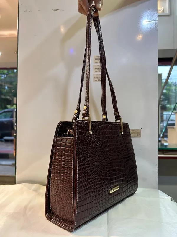 Brown_Croc_Textured_Structured_Tote_Bag_for_Women