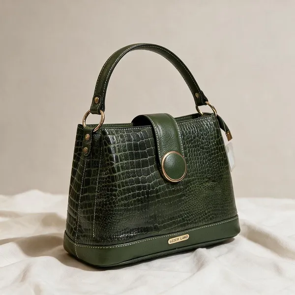 Green_Crocodile_Texture_Handbag_for_Women