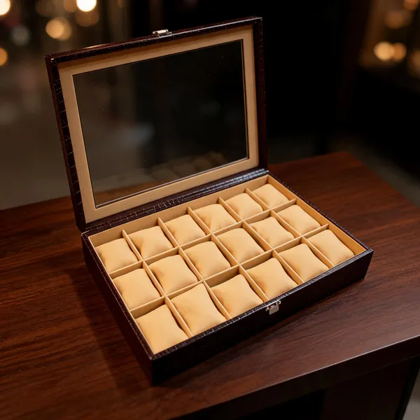 Wooden_18-Slot_Watch_Organizer_Box_With_Glass_Lid