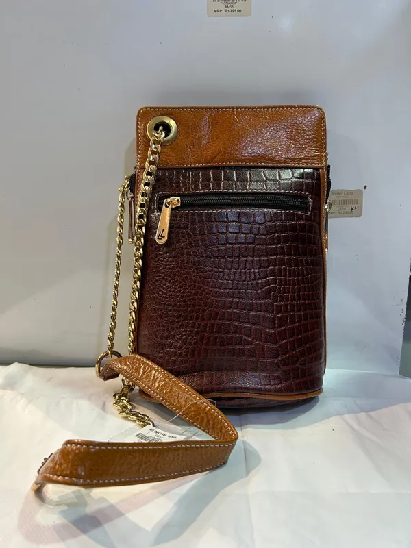Brown_Textured_Leather_Crossbody_Sling_Bag_For_Women