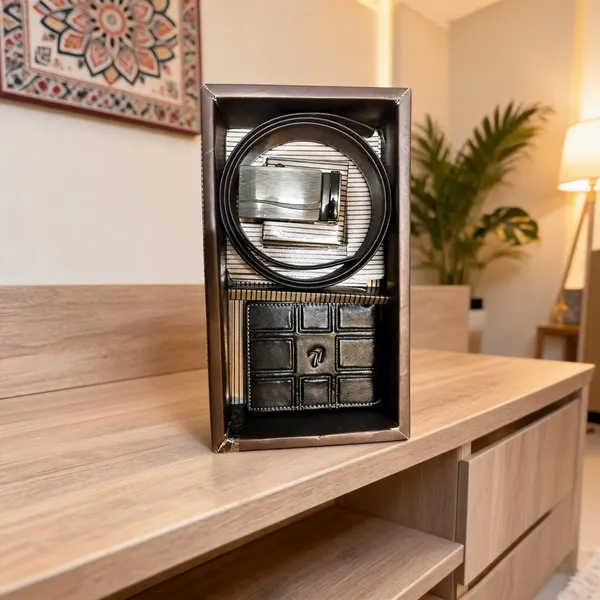 Black_Leatherette_Wallet_&_Belt_Set_For_Men