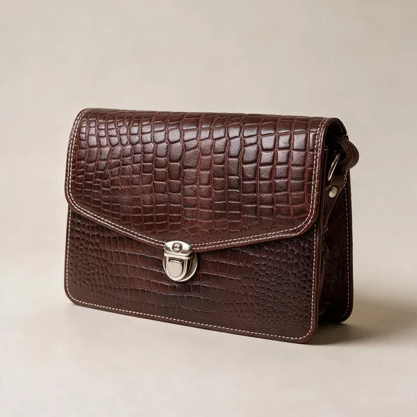 Brown_Textured_Structured_Flap_Handbag_for_Women