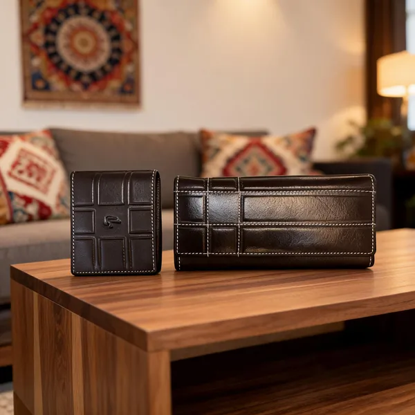 Black_Leather_Wallet_Set_For_Men
