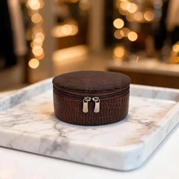 Leather_Textured_Round_Jewellery_Organizer_Box