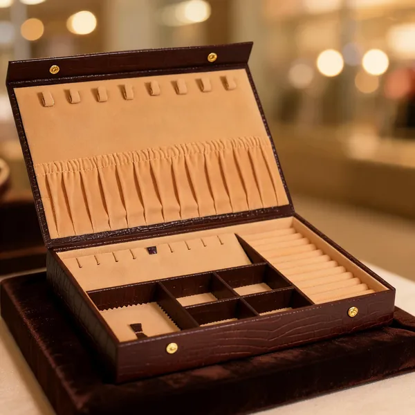 Brown_Leather_Crocodile_Pattern_Jewellery_Organizer_Box