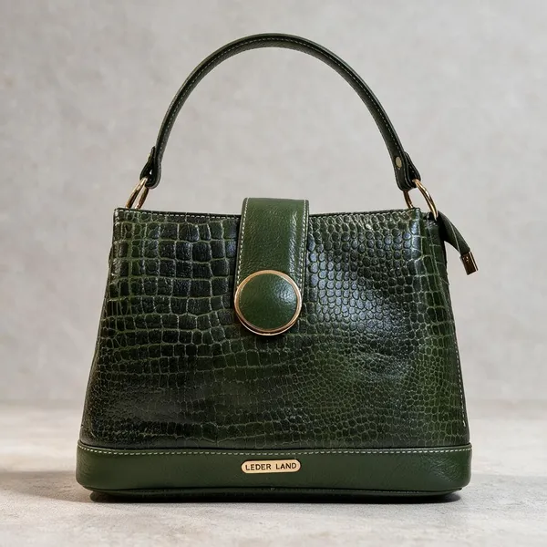 Green_Genuine_Leather_Structured_Handbag_for_Women