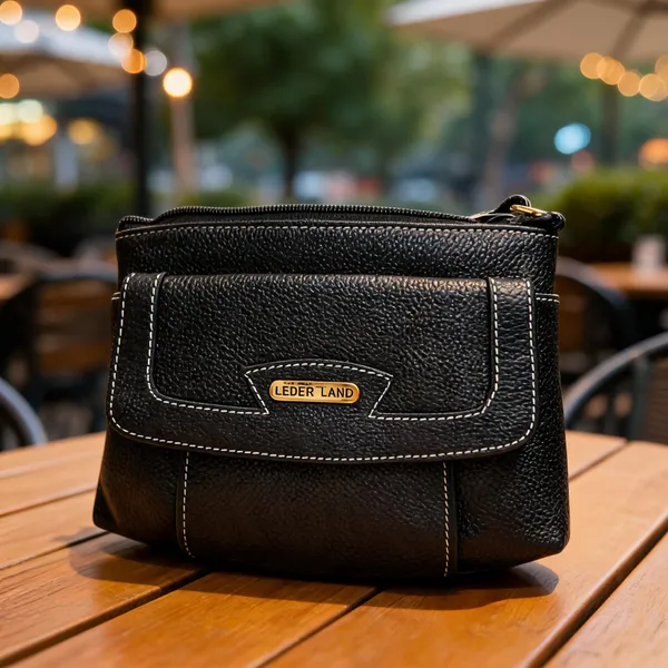 Black_Leather_Textured_Handbag_For_Women