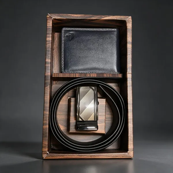 Black_Textured_Wallet_And_Belt_Set_for_Men