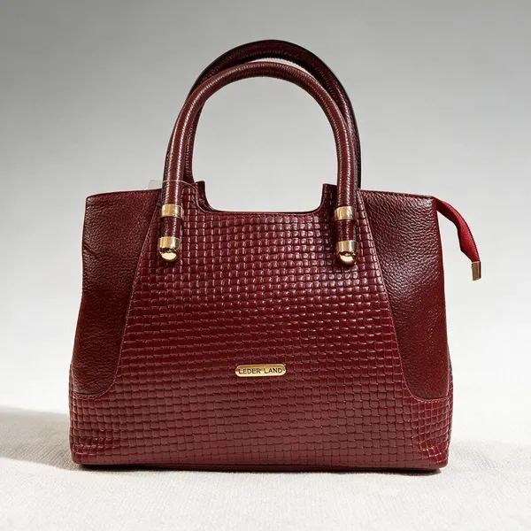 Maroon_Textured_Structured_Handbag_for_Women