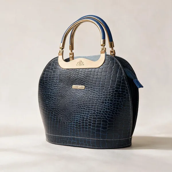 Blue_Textured_Structured_Handbag_for_Women