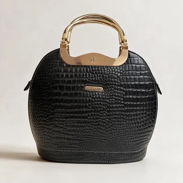 Black_Textured_Structured_Handbag_for_Women
