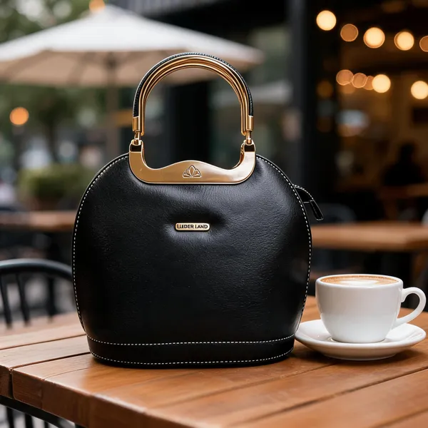 Black_Faux_Leather_Structured_Handbag_For_Women