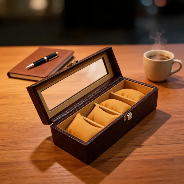 Leather_Crocodile_Textured_Watch_Storage_Box