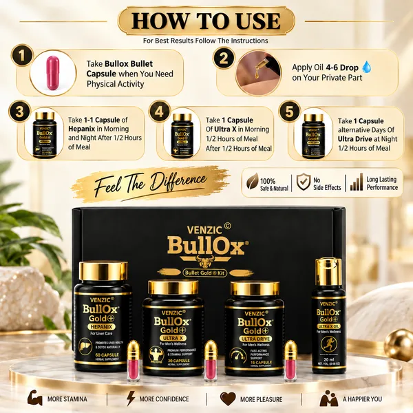 Venzic_BullOx_Gold+_Men's_Wellness_Supplement_Kit