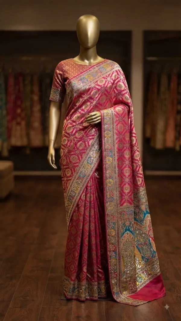 Pink_Natural_Crepe_Geometric_Printed_Saree_For_Women