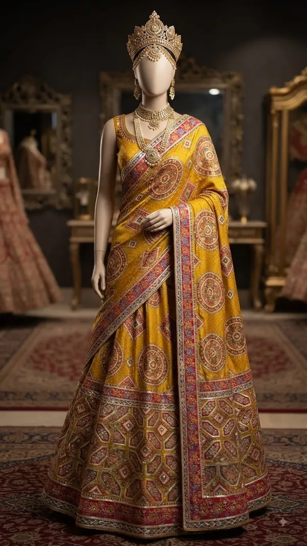 Yellow_Natural_Crepe_Traditional_Printed_Saree_For_Women