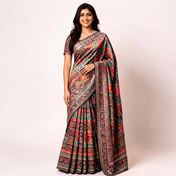 Multicolor_Natural_Crepe_Traditional_Printed_Saree_For_Women