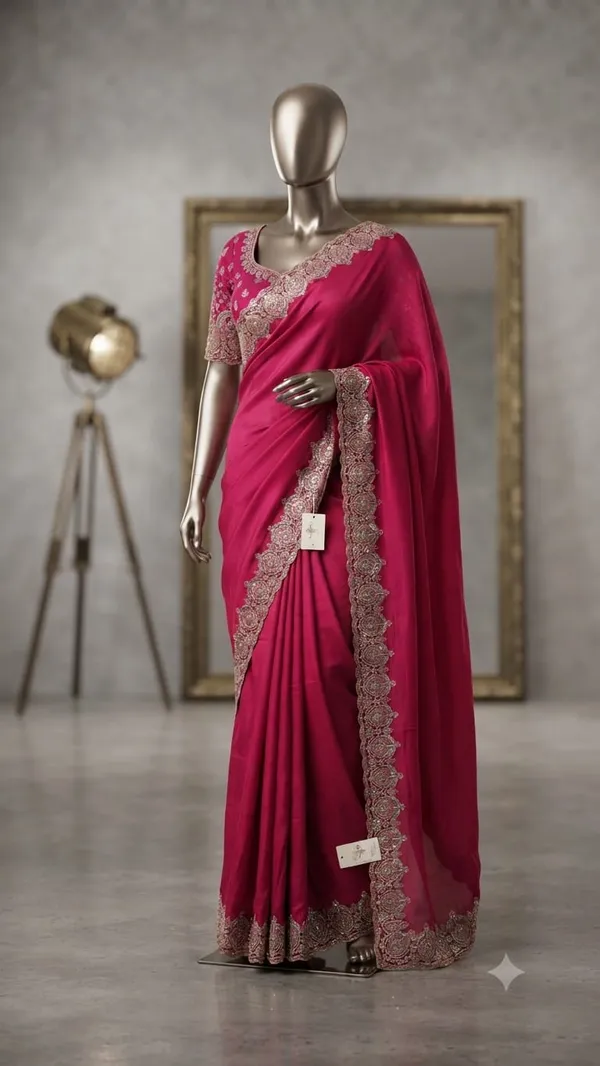 Pink_Fendi_Satin_Embroidered_Saree_For_Women