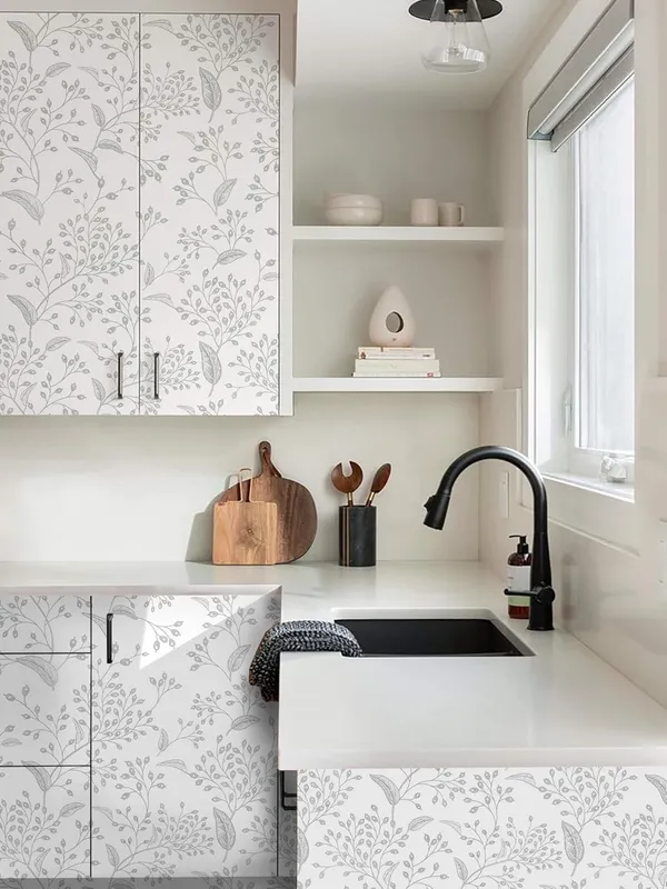 Self_Adhesive_Floral_Pattern_Waterproof_Wallpaper