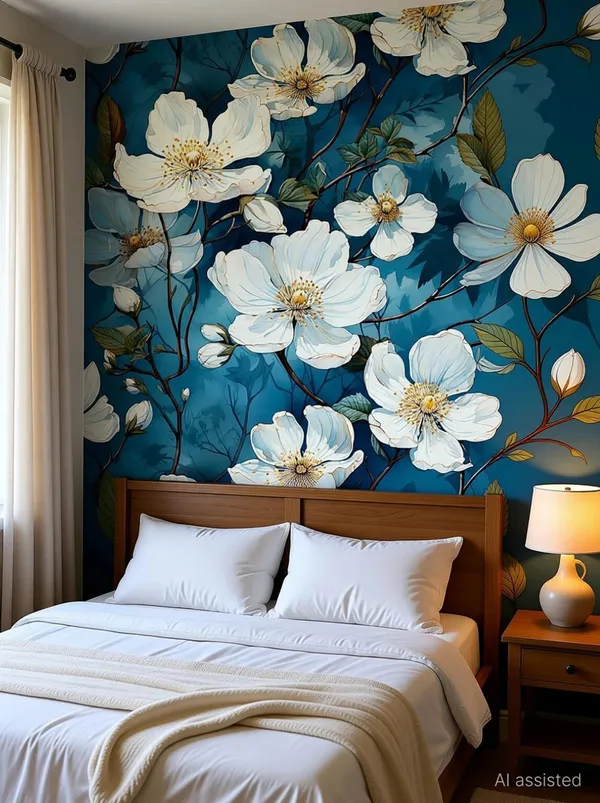 Botanical_Floral_Print_Wall_Mural_Wallpaper_Roll