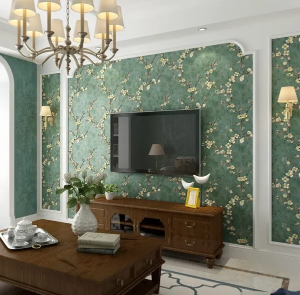Green_Floral_Botanical_Print_Wallpaper