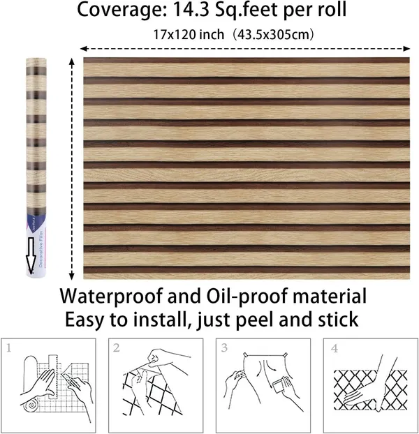 Wood_Stripe_Self_Adhesive_Contact_Wallpaper