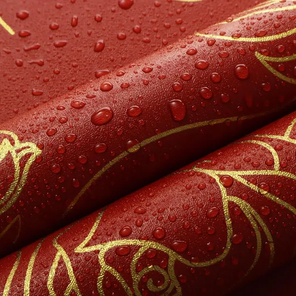 Red_Botanical_Floral_Pattern_Wallpaper