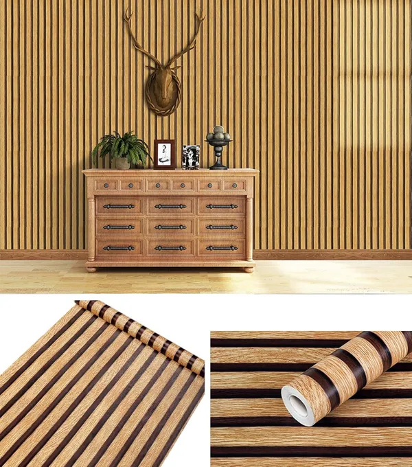 Wood_Stripe_Self_Adhesive_Contact_Wallpaper