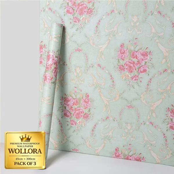 Waterproof_Floral_Print_Wallpaper