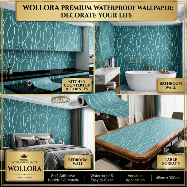 Teal_Modern_Abstract_Line_Pattern_Wallpaper_Roll